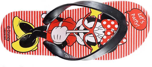 Παιδικές σαγιονάρες Minnie κόκκινες