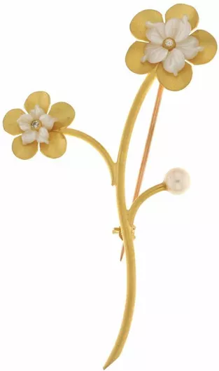 Καρφίτσα Q-Jewellery από Χρυσό
