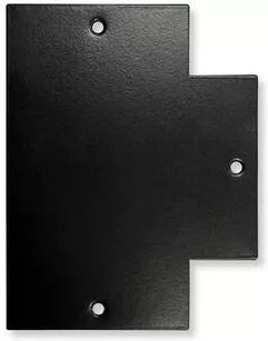 Κάλυμμα Ταφ-σύνδεσμο Τριφασικής Ράγας Χωνευτής 4 Καλωδίων μαύρο