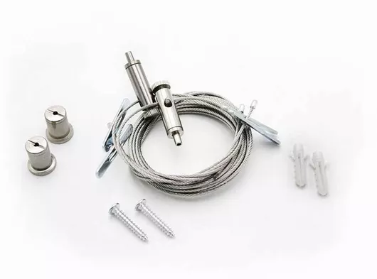 Adeleq 21-1000 Ανάρτηση Τοποθέτησης για Φωτιστικά Ασημί ασημί