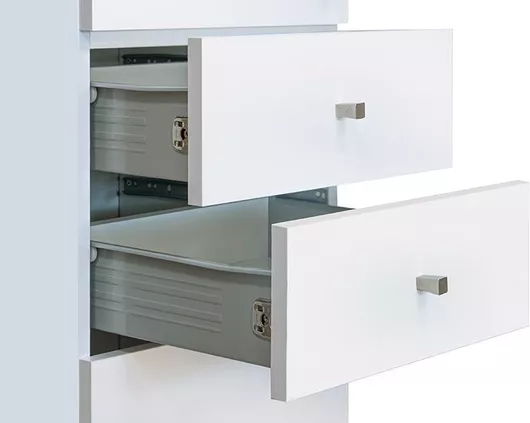 Στήλη Μπάνιου Δαπέδου Μ40xΒ35xΥ184cm Λευκό