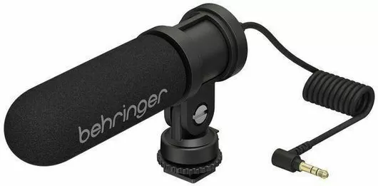Μικρόφωνο Behringer Πυκνωτικό 3.5mm Video Mic X1 Τοποθέτηση Shock Mounted/Clip On για Κάμερα