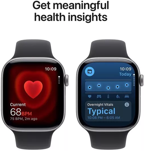 Apple Watch Series 11 GPS 42mm Space Grey Aluminium Case & Black Sport Band S/M