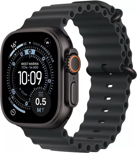 Apple Watch Ultra 3 GPS + Cellular 49mm Black Titanium Case & Black Ocean Band