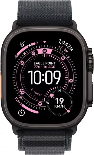 Apple Watch Ultra 3 GPS + Cellular 49mm Black Titanium Case & Black Alpine Loop Medium