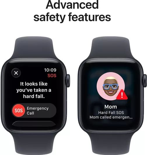 Apple Watch SE 3 2025 GPS 40mm Midnight Aluminium Case & Midnight Sport Band S/M