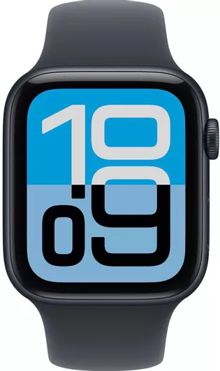 Apple Watch SE 3 2025 GPS + Cellular 40mm Midnight Aluminium Case & Midnight Sport Band M/L