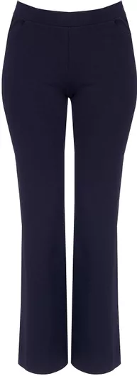 Mat Fashion Γυναικείο Παντελόνι Καμπάνα Ελαστικό Μπλε