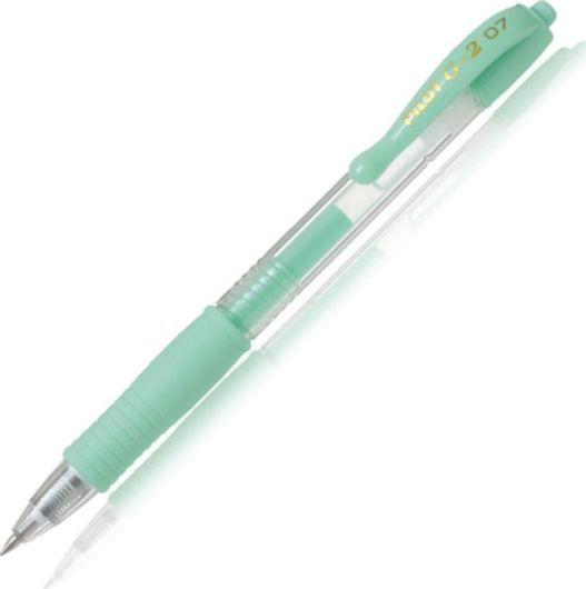 Pilot G-2 Στυλό Gel 0.7mm Πράσινο με Πράσινο Μελάνι 12τμχ