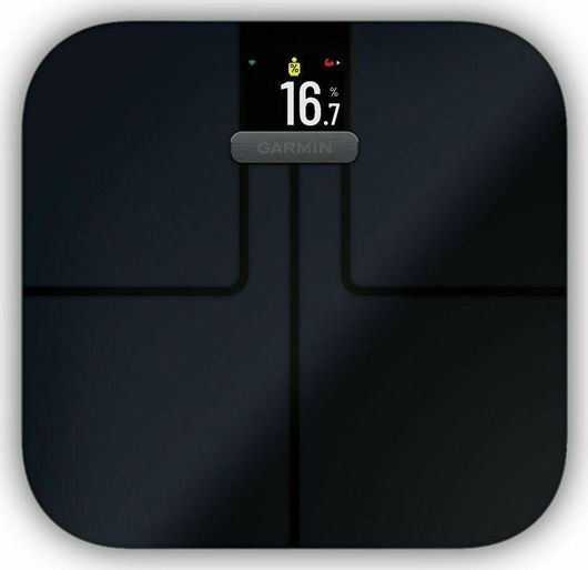 Garmin Index S2 Smart Ζυγαριά με Λιπομετρητή σε Μαύρο χρώμα