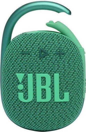 JBL Clip 4 Eco Αδιάβροχο Ηχείο Bluetooth 5W με Διάρκεια Μπαταρίας έως 10 ώρες Πράσινο