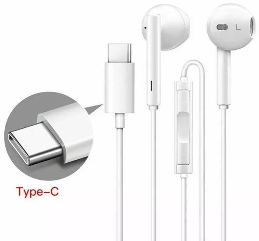 Handsfree Ακουστικά Earpods Type-C Λευκό