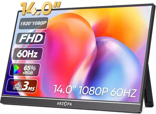 Φορητή Οθόνη Υπολογιστή Arzopa A1S IPS HDR 14" FHD 1920x1080