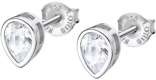 Σκουλαρίκι Lotus WatchesΑσήμι με Πέτρες