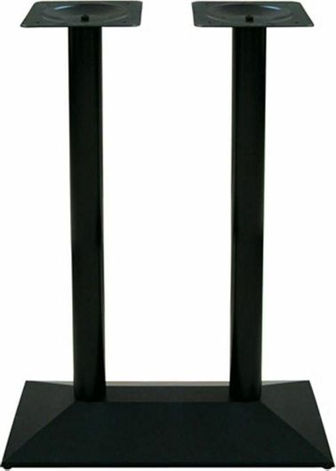 Πυραμίδα Βάση Τραπεζιού Bar Μακρόστενη Μαντέμι Μαύρο 73x40x108cm