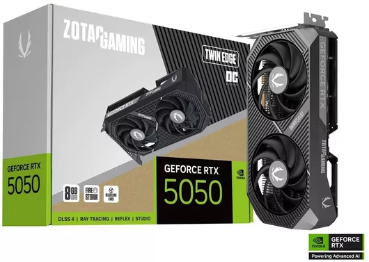 Κάρτα Γραφικών Zotac GeForce RTX 5050 8GB GDDR6 Twin Edge OC