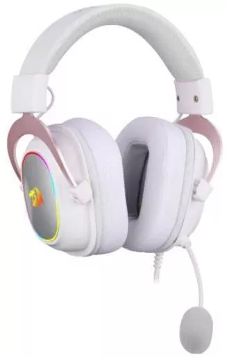 Gaming Headset Redragon H510 Zeus-X RGB Over Ear με σύνδεση USB Λευκό