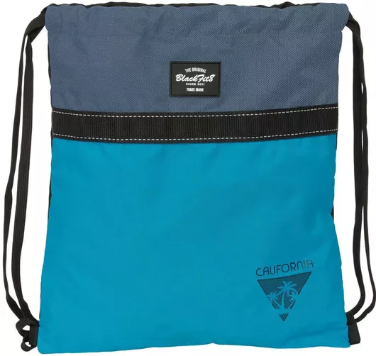 Σχολική Τσάντα Σχοινιά Blackfit8 California 35 X 40 X 1 Cm Μπλε Μαύρο