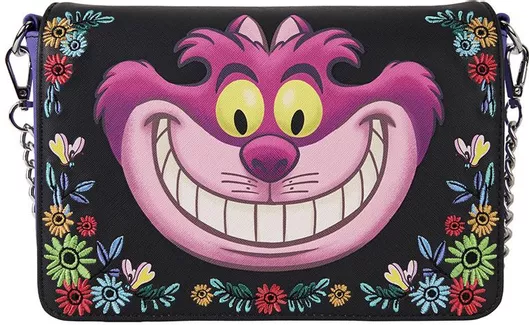 Παιδική Τσάντα Ώμου Funko Alice in Wonderland Cheshire Cat 24x16.5cm Μαύρο