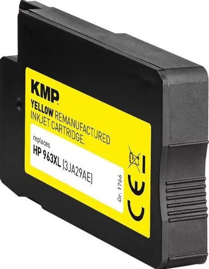 Συμβατό Μελάνι Εκτυπωτή InkJet KMP HP 963 XL 3JA29AE 55ml Κίτρινο 1τμχ.