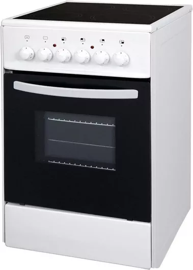 Κουζίνα Bexel 59lt με Κεραμικές Εστίες Π50cm Λευκό