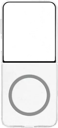 Θήκη Κινητού Samsung Galaxy Z Flip7 Clear Magnet Back Cover Πλαστικό Διάφανο