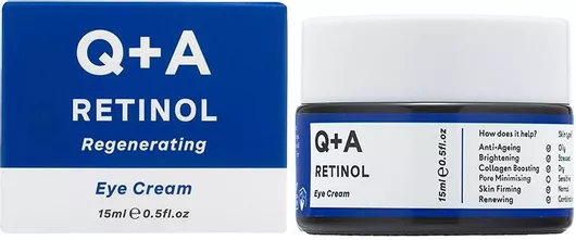 Κρέμα Ματιών Q+A Natural Skincare Retinol Αντιγηραντική με Ρετινόλη & Κολλαγόνο 15ml