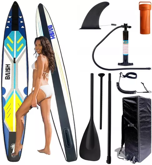 Σανίδα SUP Extralink Φουσκωτή με Μήκος 4.2m Πολύχρωμη SUP-1069