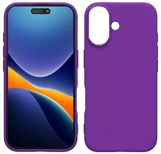 Θήκη Κινητού Apple Iphone 16 Plus Σιλικόνη Soft Πλάτης λιλά