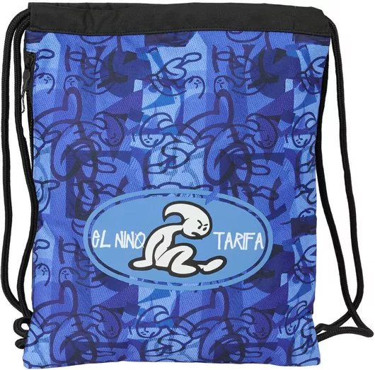 Σχολική Τσάντα Σχοινιά El Niño Roller 35 X 40 X 1 Cm Μπλε Μαύρο