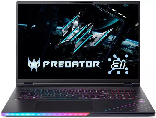 Laptop Acer Predator Helios 18 AI PH18-73-90KW 18" QHD+ 250Hz Ultra 9-275HX/64GB/2TB SSD/GeForce RTX 5080/W11 Pro US Keyboard