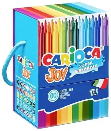 Μαρκαδόροι Ζωγραφικής Carioca 2.8mm Λεπτοί Σετ 12τμχ.