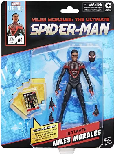 Φιγούρα Δράσης Miles Morales Ultimate Marvel Legends Spider-Man 15cm