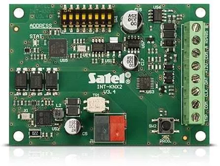 Satel Ρευματοδότης για Φωτιστικά INT-KNX-2 πράσινος