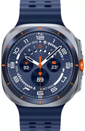 Samsung Watch Ultra (2025) Titanium 47mm Αδιάβροχο LTE & Παλμογράφο (Μπλε)