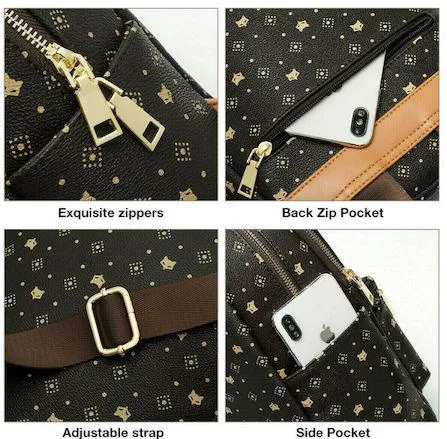 Γυναικεία Τσάντα Foxer 900165F Δερμάτινη Καφέ