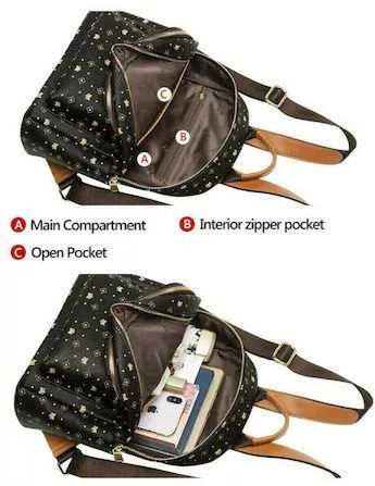 Γυναικεία Τσάντα Foxer 900165F Δερμάτινη Καφέ