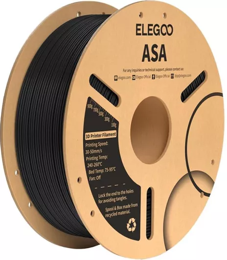 3D Printer Filament Elegoo ASA 1.75mm (Spool) Μαύρο