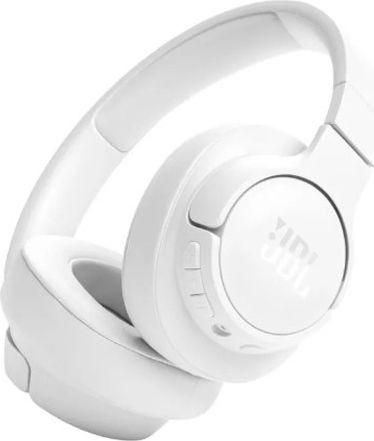 JBL Tune 720BT Ασύρματα/Ενσύρματα Over Ear Ακουστικά με 76 ώρες Λειτουργίας Λευκό JBLT720BTWHT