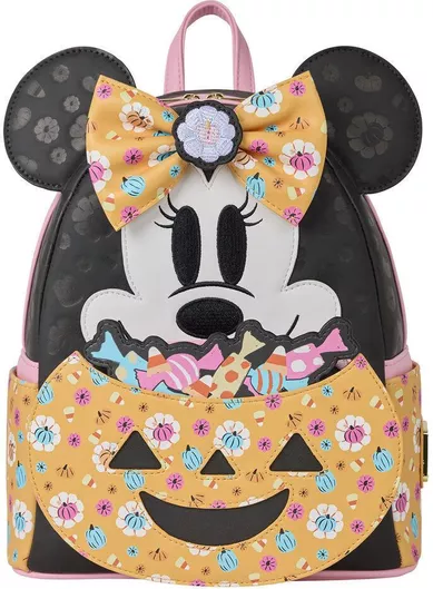 Παιδική Τσάντα Πλάτης Loungefly Disney Minnie Pumpkin Loungefly πορτοκαλί