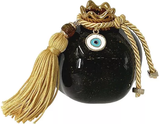 Γούρι Marhome Επιτραπέζιο Ρόδι Κεραμικό 7.3x7.5cm