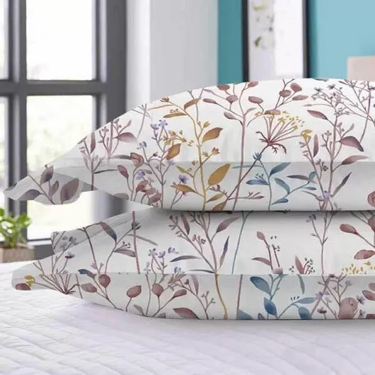 Σετ Μαξιλαροθήκες SpitiBazaar 50x70cm Ροζ