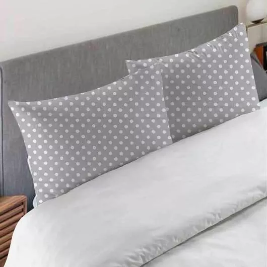 Σετ Μαξιλαροθήκες SpitiBazaar 50x70cm Γκρί