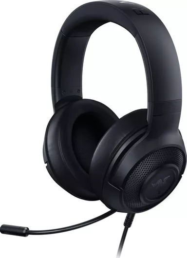 Gaming Headset Razer Kraken X Lite Over Ear με σύνδεση 3.5mm Μαύρο
