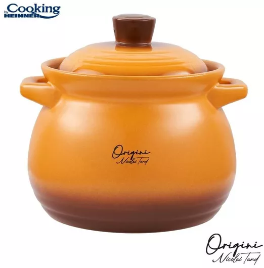 Πυρίμαχο Σκεύος Heinner Στρογγυλό Κεραμικό με Καπάκι 6000ml