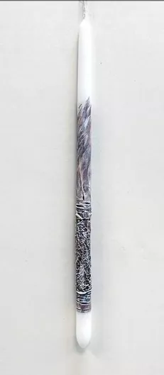 Πασχαλινή Λαμπάδα Στρογγυλή