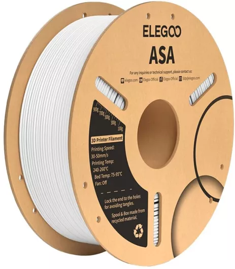 3D Printer Filament Elegoo ASA 1.75mm (Spool) Λευκό