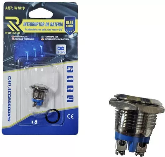 Διακόπτης Μπαταρίας Αυτοκινήτου 12V-24V Κόκκινο