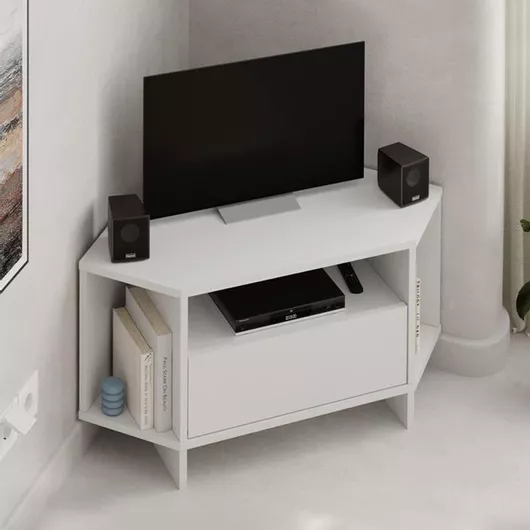 Σύνθετο Σαλονιού Viva Μ95.7xΒ35.4xΥ45cm Λευκό