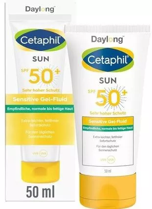 Cetaphil Sun Sensitive Αντηλιακό Gel Προσώπου SPF50+ 50ml